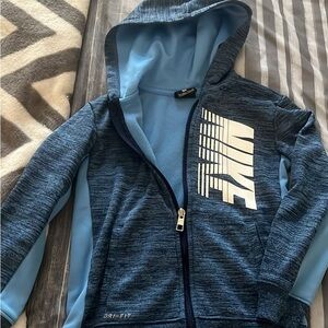 Nike Blue Athletic Hoodie Jacket